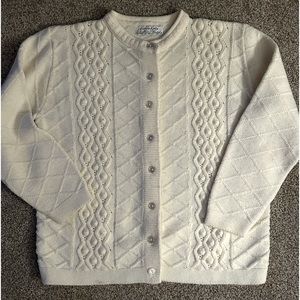 Vintage cardigan, Cuddle Knit Wintak sweater, large cardigan